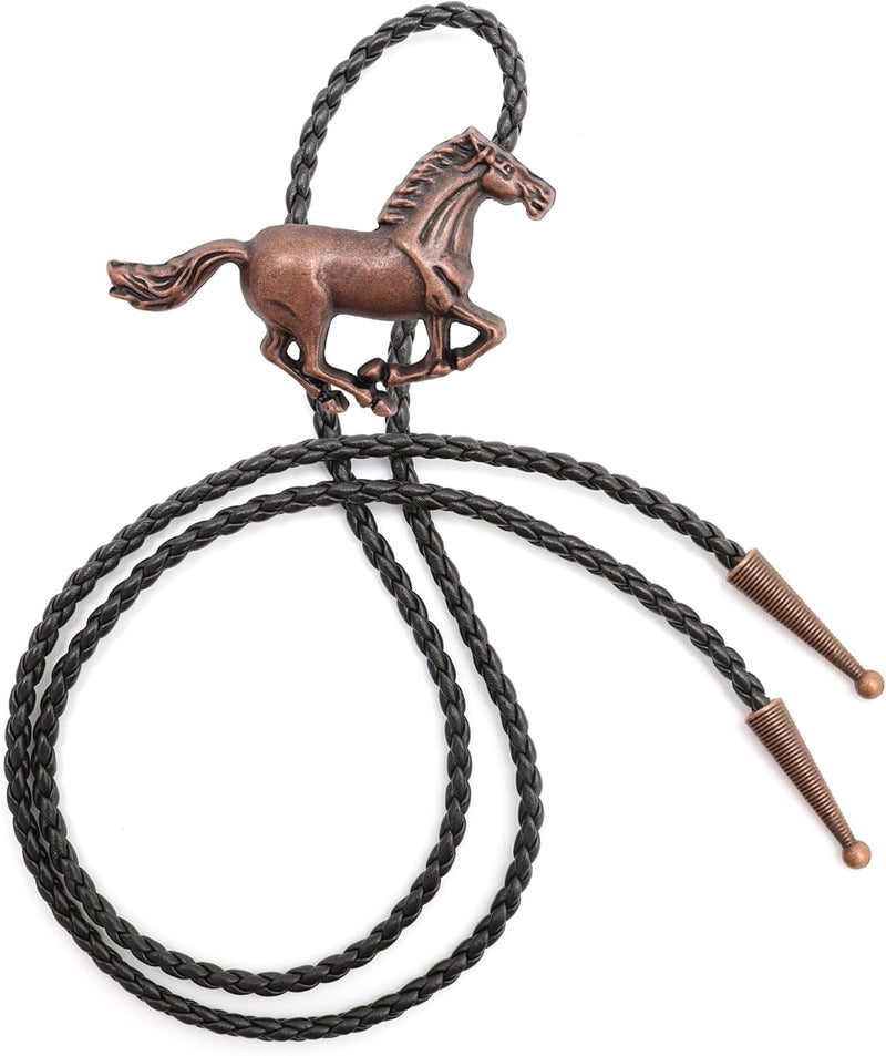 Wentur Bolo Ties for Men Western - Handmade 3D Horse Bolo Tie Design Cowboy Bolo Tie for Women Cowgirl Western Costume Accessories - Image 1